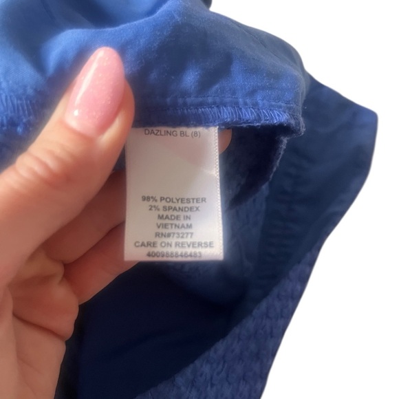 Chubbies Men’s Swim Trunks Blue with Rainbow Stripe | 5.5” Inseam Size Large - Picture 4 of 5